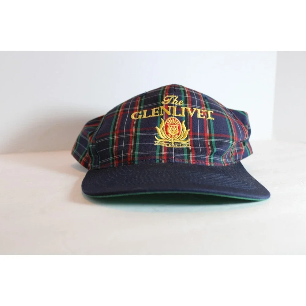 The Glenlivet Plaid Baseball Cap Vintage Snap Back Hat
